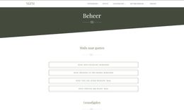 Screenshot van ons project voor